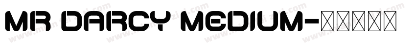 Mr Darcy Medium字体转换